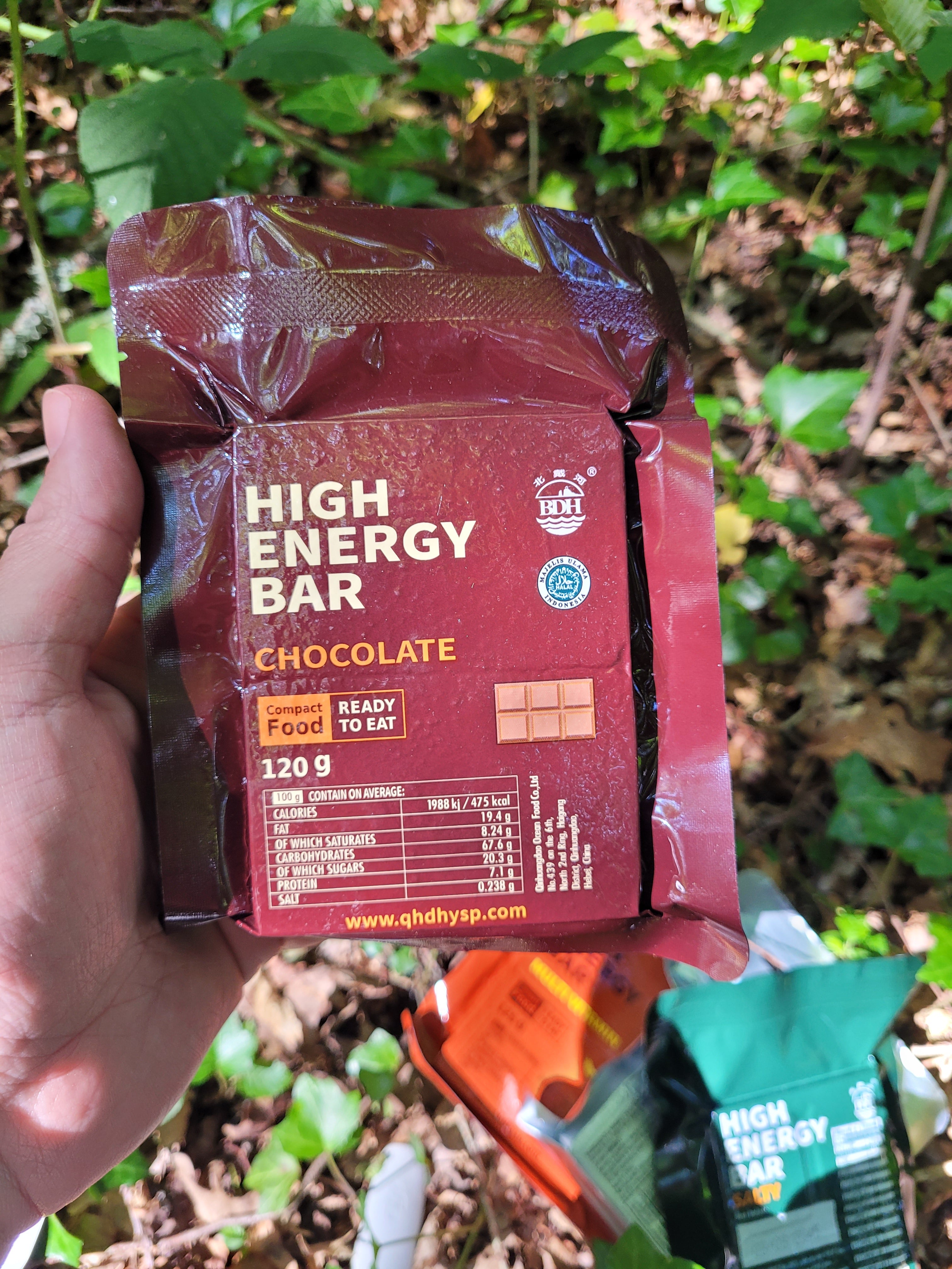 Barre énergétique BDH - Chocolat - 120g