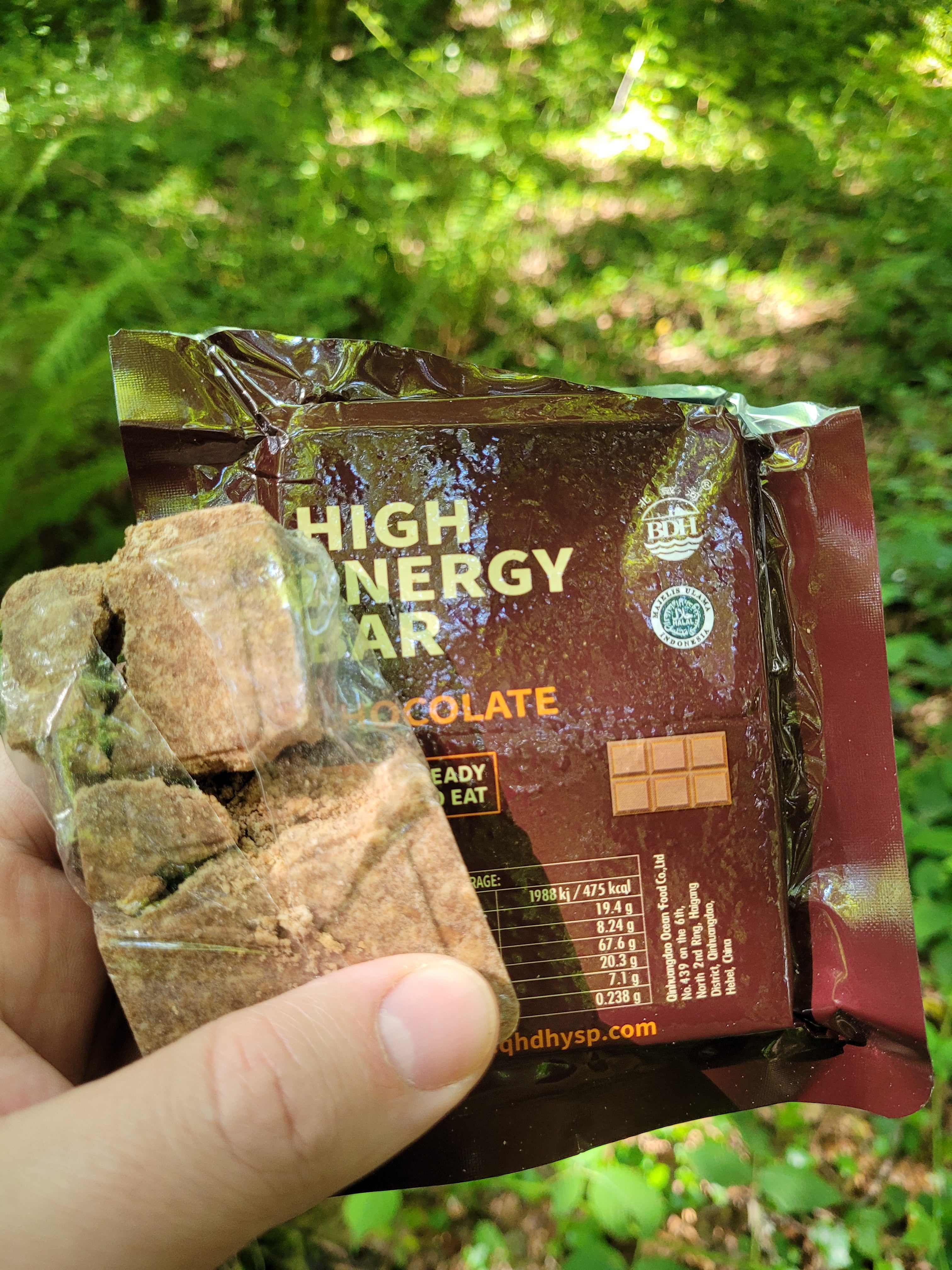 Barre énergétique BDH - Chocolat - 120g